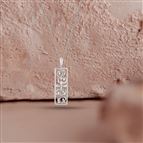 STERLING SILVER CRUCIFIX (W/VINE DETAIL) - NECKLACE